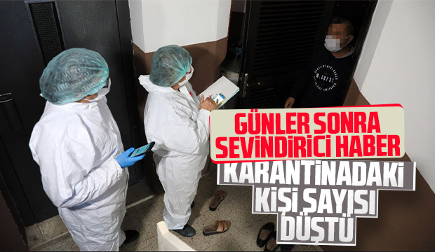 Akyazı'da karantinadaki kişi sayısından iyi haber