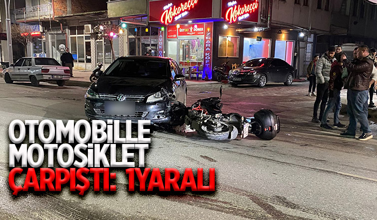 Akyazı'da kaza: 1 yaralı