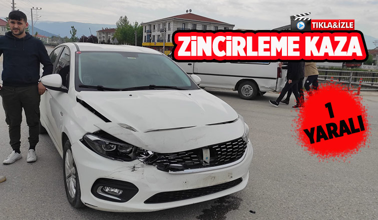 Akyazı'da kaza: 1 yaralı