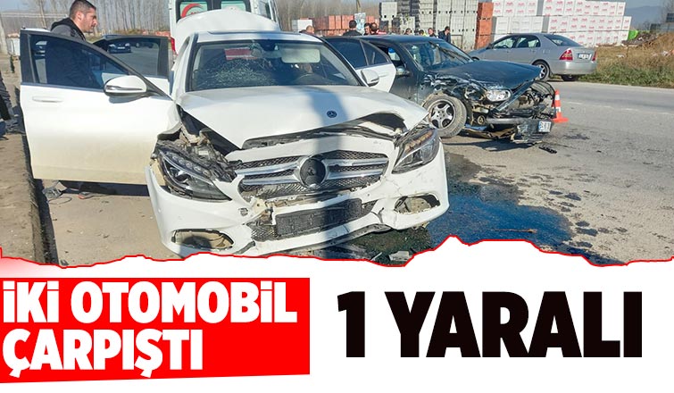 Akyazı'da kaza: 1 yaralı