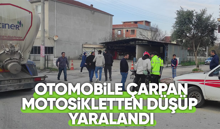 Akyazı'da kaza 1 yaralı