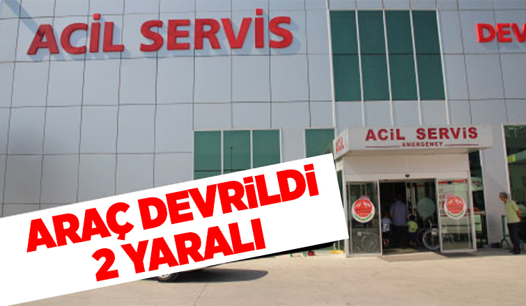 Akyazı'da kaza 2 yaralı