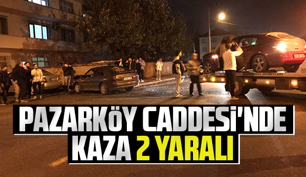 Akyazı'da kaza: 2 yaralı