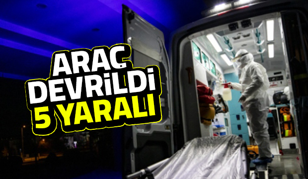 Akyazı'da kaza: 5 yaralı