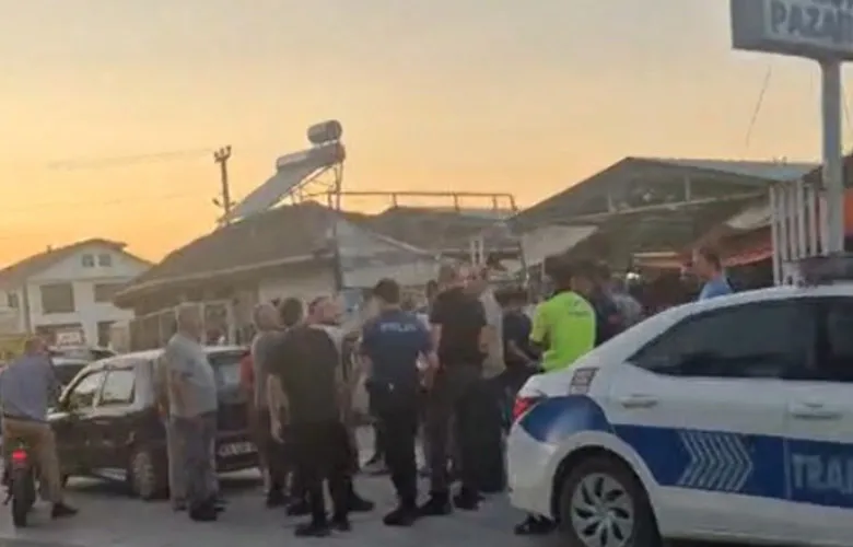 Akyazı'da kaza sonrası gerginlik