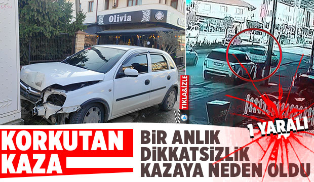 Akyazı'da kaza:1 Yaralı