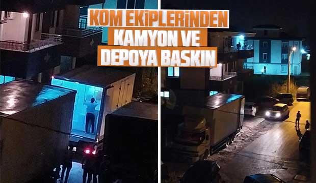 Akyazı'da KOM'dan depo ve kamyona baskın