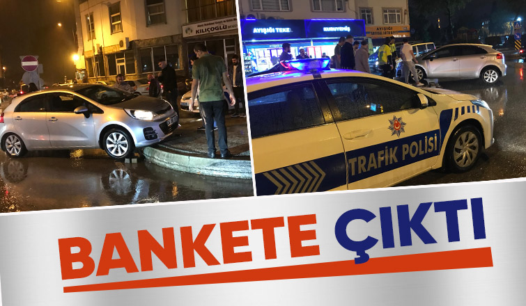 Akyazı da korkutan kaza