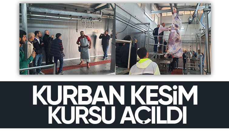 Akyazı'da kurban kesim kursu açıldı