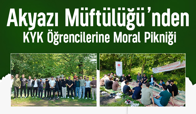 Akyazı'da KYK öğrencilerine moral pikniği