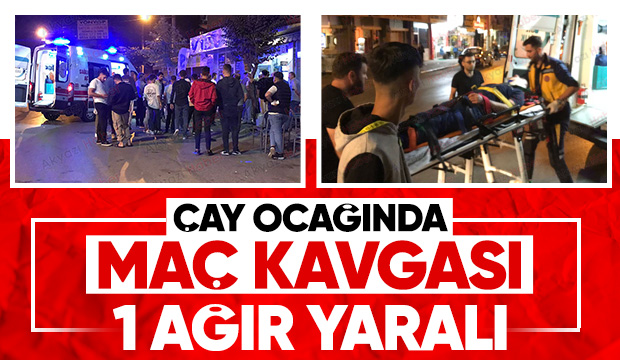 Akyazı'da maç sonrası kavgada 1 kişi ağır yaralandı