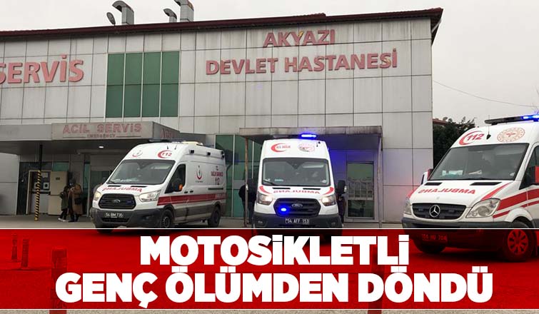 Akyazı'da motosiklet kazası