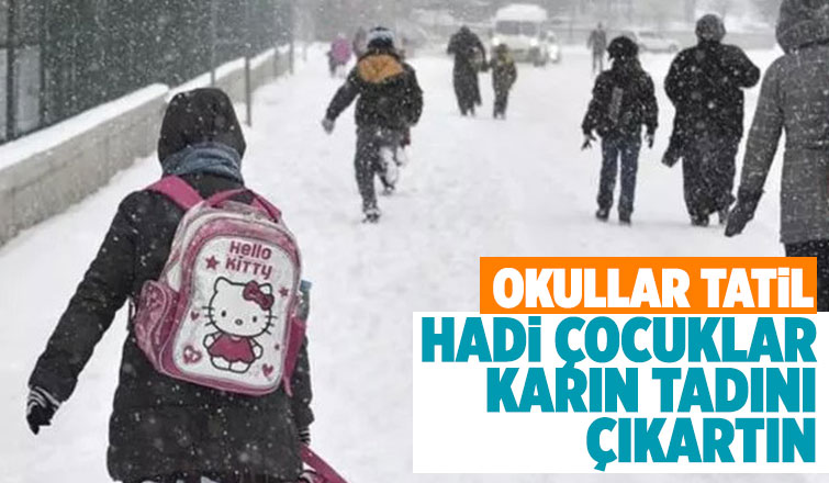 Akyazı'da okullar tatil edildi