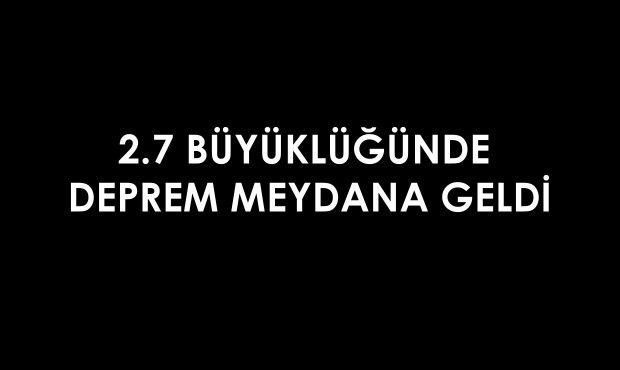 Akyazı'da Sarsıntı