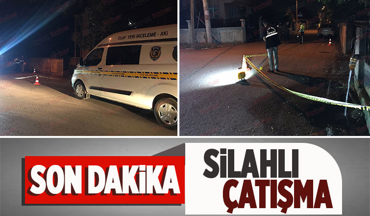 Akyazı'da silahlı çatışma 