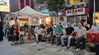 Akyazı'da STK'lardan Gazze için vicdan nöbeti