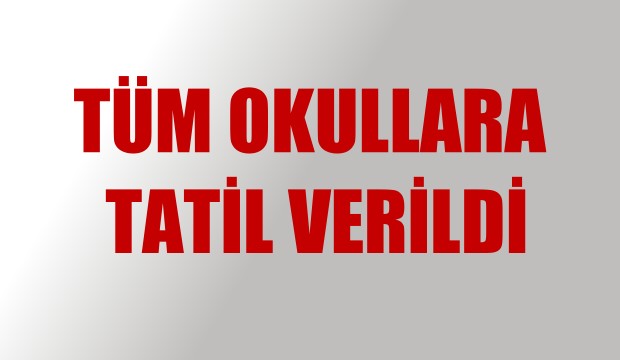 Akyazı da Tüm Okullar Tatil 