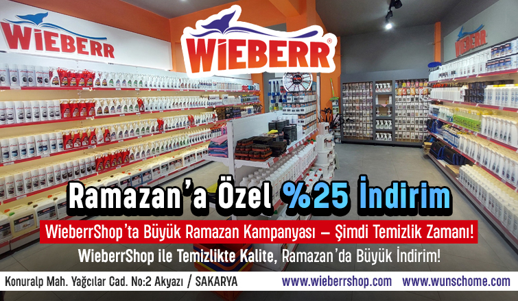 Akyazılılara Ramazan'a Özel İndirim Fırsatı Kaçırmayın, Temizliğin Gücünü WieberrShop'la Keşfedin!