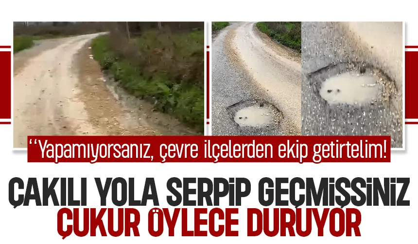 Akyazı da Yollarla ilgili şikayet yağıyor