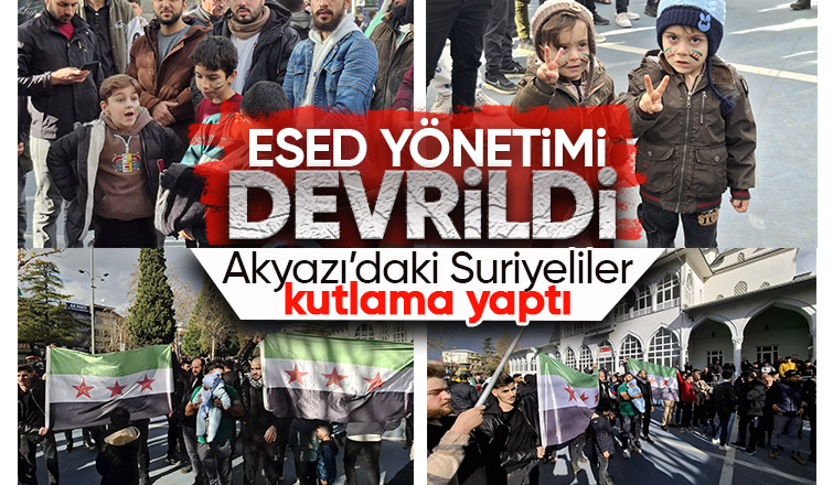 Akyazı daki Suriyeliler kutlama yaptı