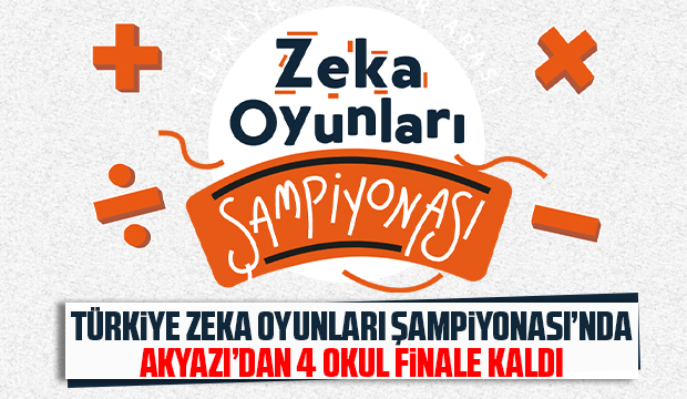 Akyazı'dan 4 okul finale kaldı