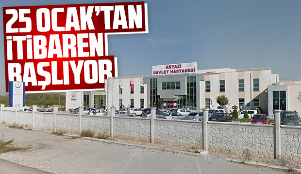 Akyazı Devlet Hastanesi normale dönüyor