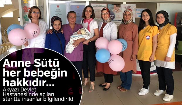 Akyazı Devlet Hastanesinde bilgilendirme stantı açıldı