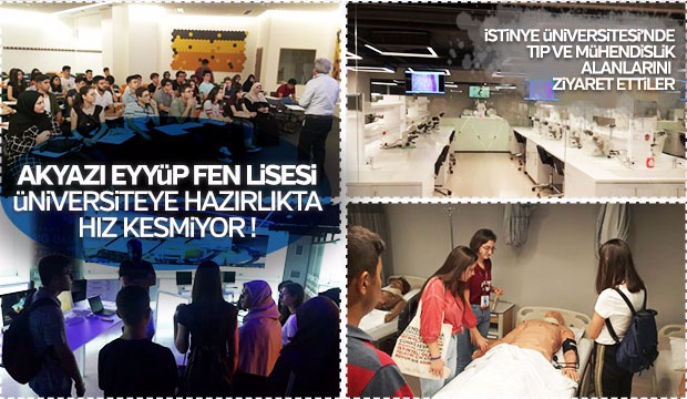 Akyazı Eyyüp Genç Fen Lisesi Üniversiteye Hazırlıkta Hız Kesmiyor