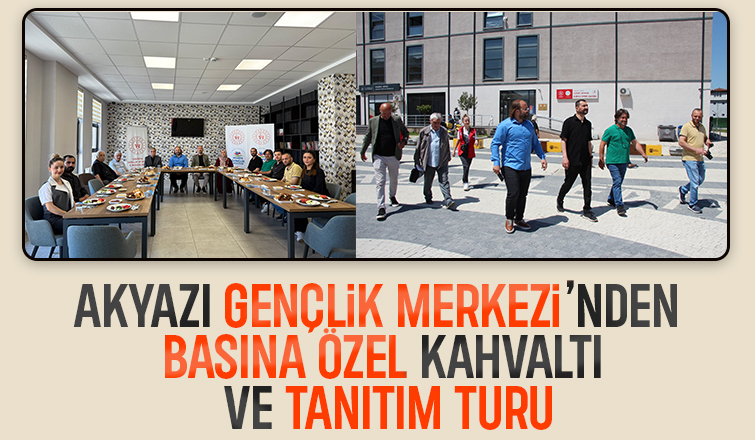 Akyazı Gençlik Merkezi Basın Mensuplarını Kahvaltıda Ağırladı