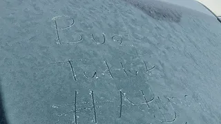 Akyazı güne böyle uyandı; Buz kesti