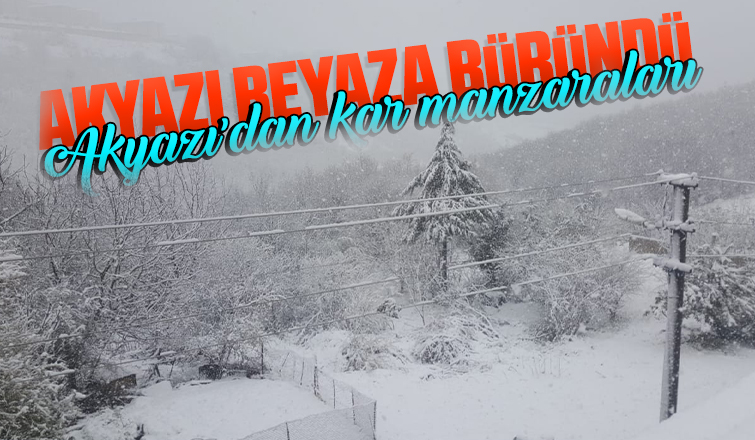 Akyazı güne böyle uyandı