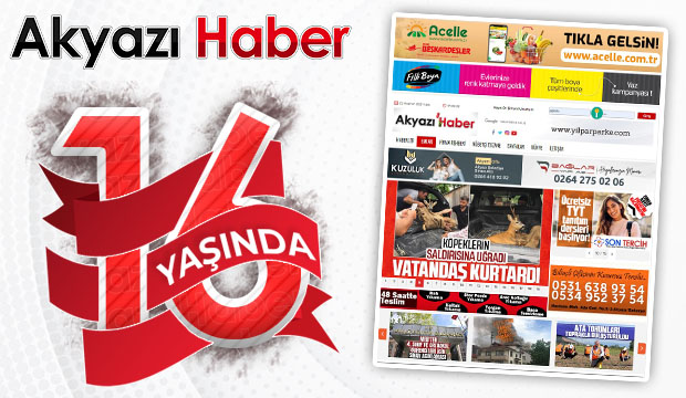Akyazı Haber 16 Yaşında