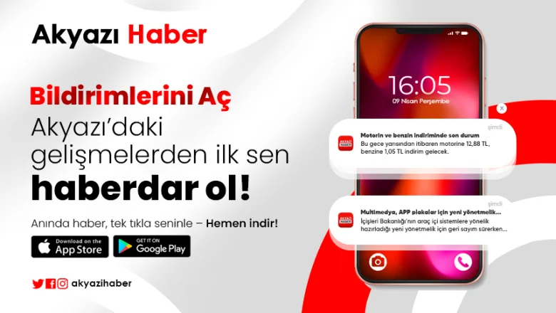 Akyazı Haber Mobil Uygulaması Yayında! Akyazı’daki tüm gelişmeler artık cebinde!