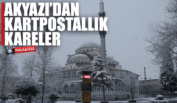 Akyazı havadan böyle görüntülendi