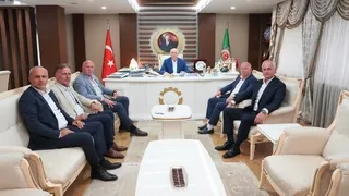Akyazı heyetinden TZOB Genel Başkanı Şemsi Bayraktar'a ziyaret