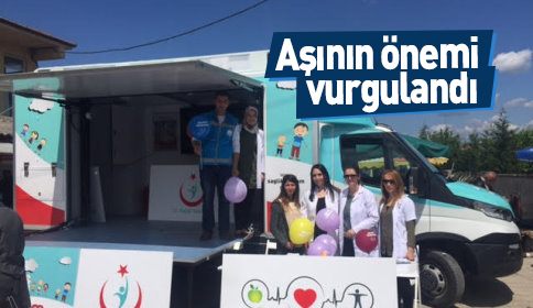 Akyazı İlçe Sağlık Müdürlüğü Aşı Haftası Etkinliği Düzenledi