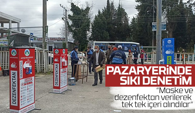 Akyazı Kapalı Pazaryerinde Tedbirler Arttırıldı 