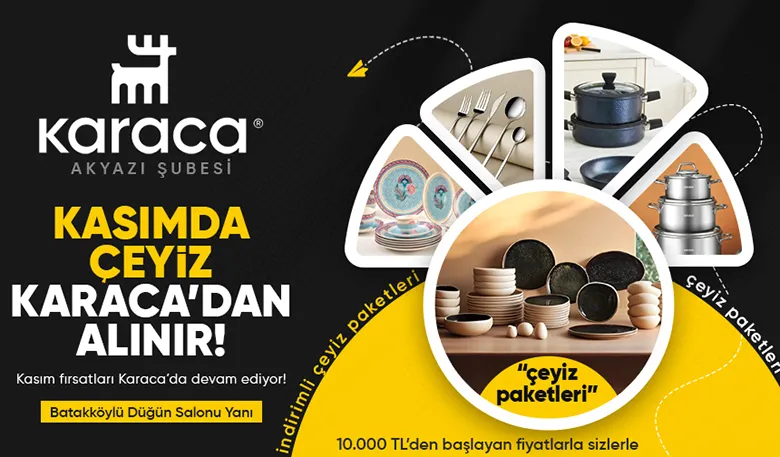 Akyazı Karaca'da Kasım Ayı Çeyiz Kampanyası Başladı!