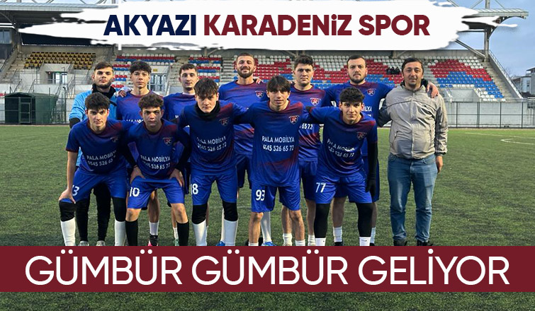 Akyazı Karadeniz Spor Gümbür Gümbür Geliyor