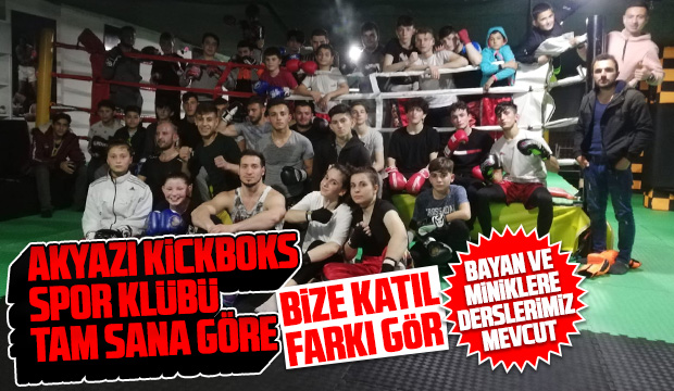 Akyazı Kickboks spor klübünden güzel kampanya