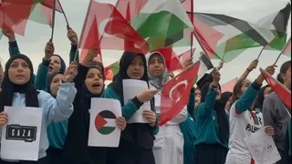 Akyazı Kız İmam Hatip Anadolu Lisesi'nde Filistin etkinliği