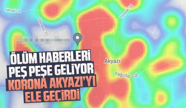 Akyazı kızardı durum vahim