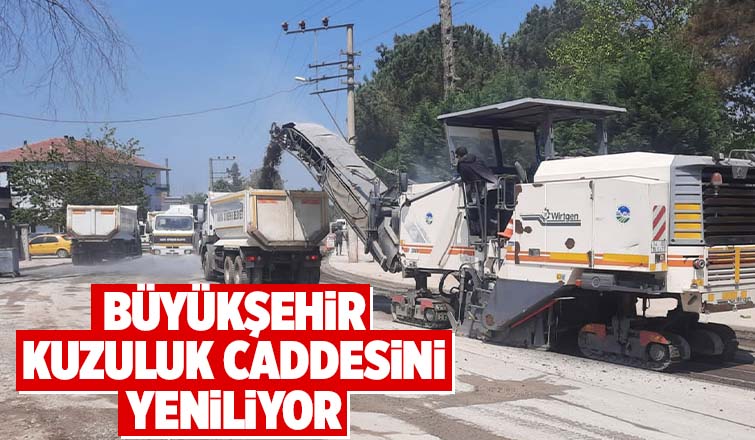 Akyazı Kuzuluk’ta örnek cadde