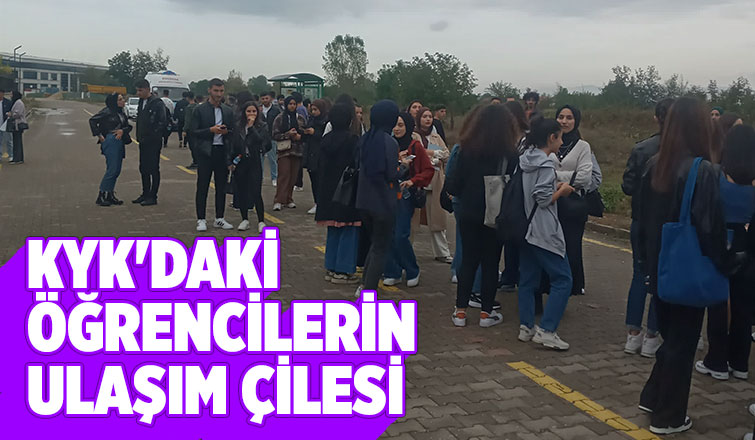 Akyazı KYK'da ulaşım çileye dönüştü, öğrenciler tepkili