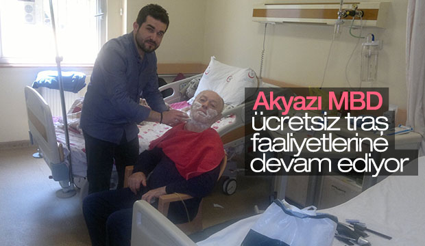 AKYAZI MBD ÜCRETSİZ TRAŞ ETMEYE DEVAM EDİYOR