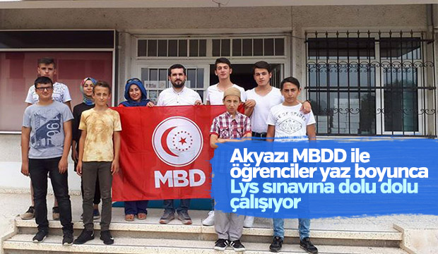  AKYAZI MBDD EĞİTİME DESTEK VERİYOR