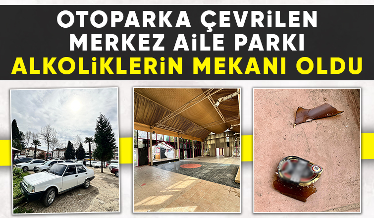 Akyazı merkez aile parkında tepki çeken görüntü