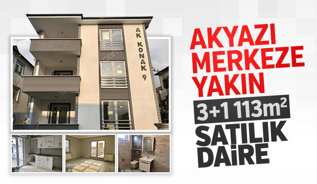 Akyazı Merkezde Kaçırılmayacak Daire