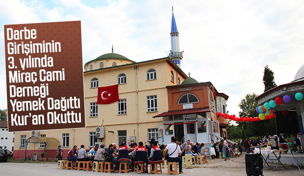 Akyazı Miraç Cami tarafından şehitler için Kuran okutuldu
