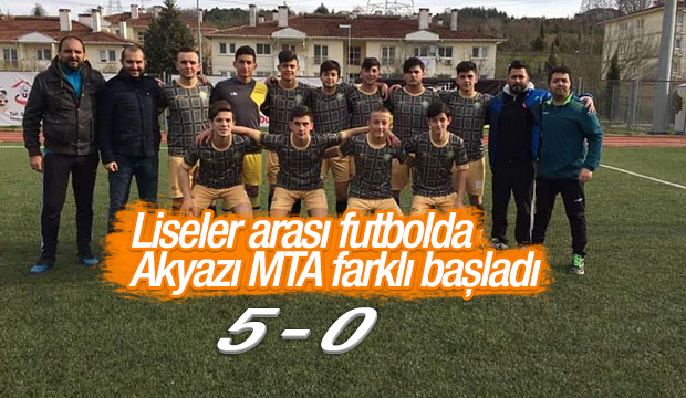 AKYAZI MTA İLK MAÇINI KAZANDI